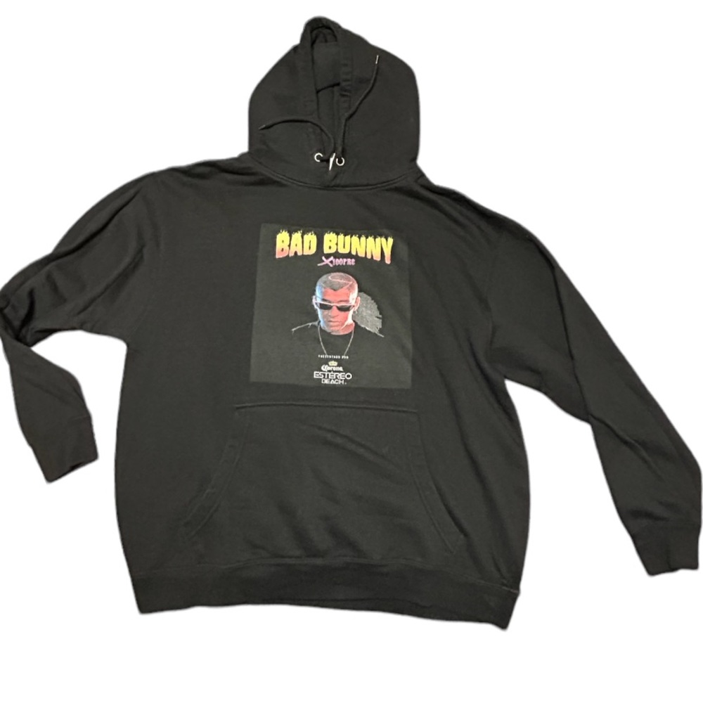 Printed Bad Bunny Hoodie